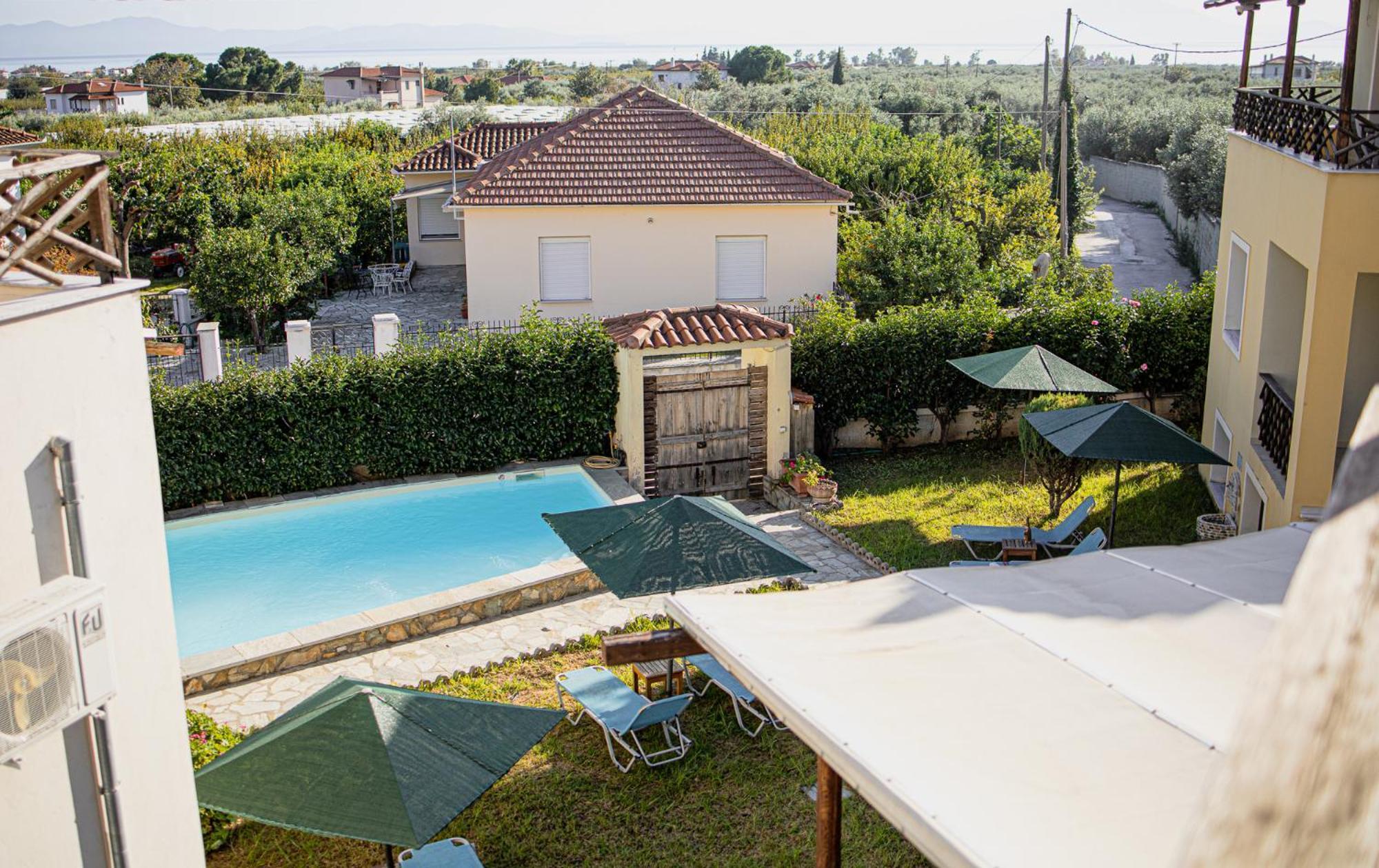 Villa Eridos Káto Lekhónia Exterior foto