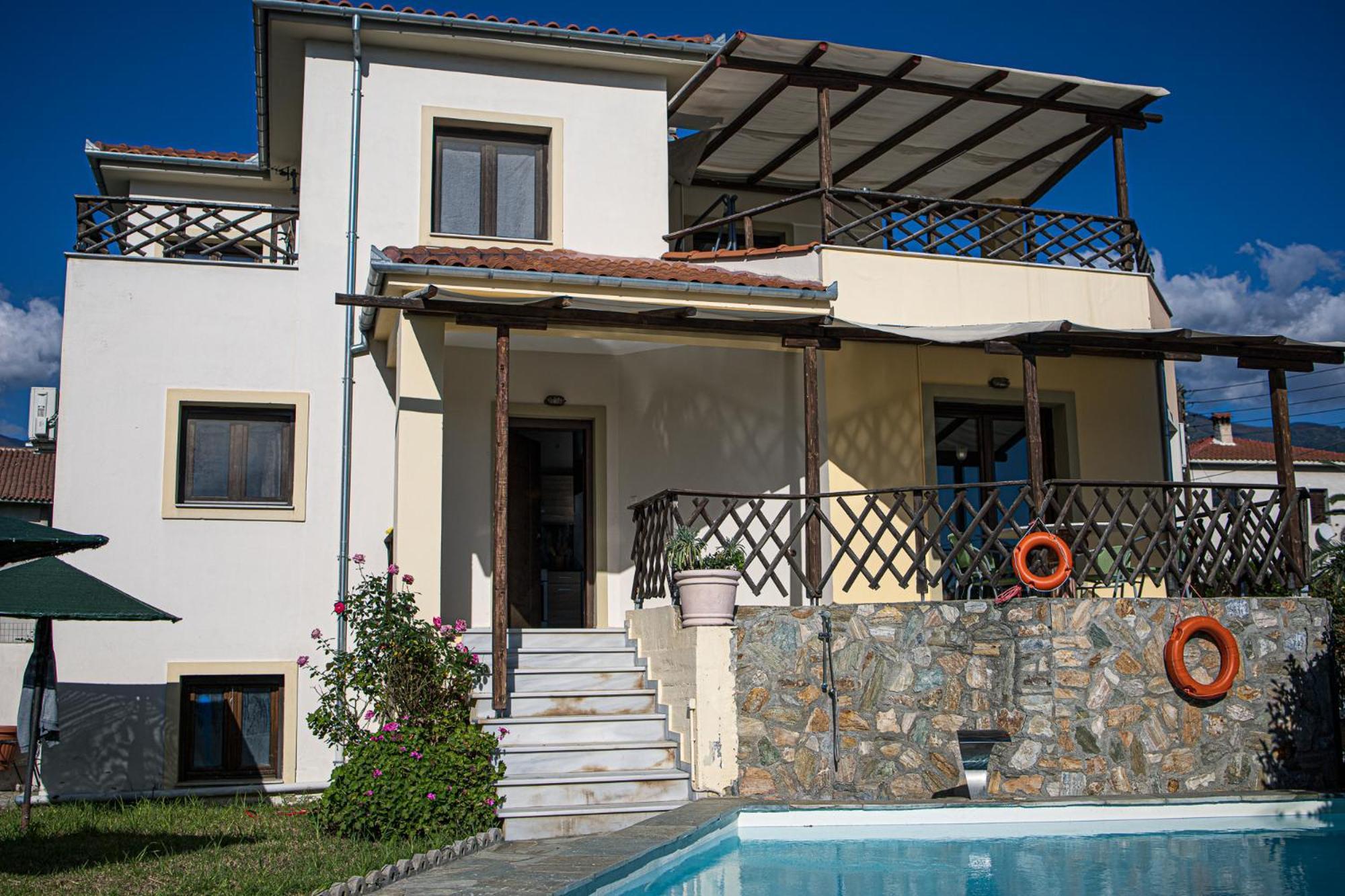 Villa Eridos Káto Lekhónia Exterior foto